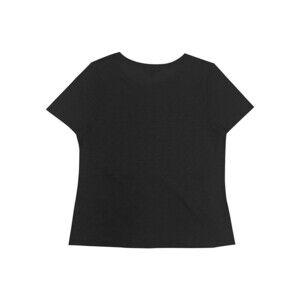 I.N.C International Concepts Twist Front T-Shirt In Black Plus Size 3X